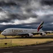 Emirates A380 Taxi-ing