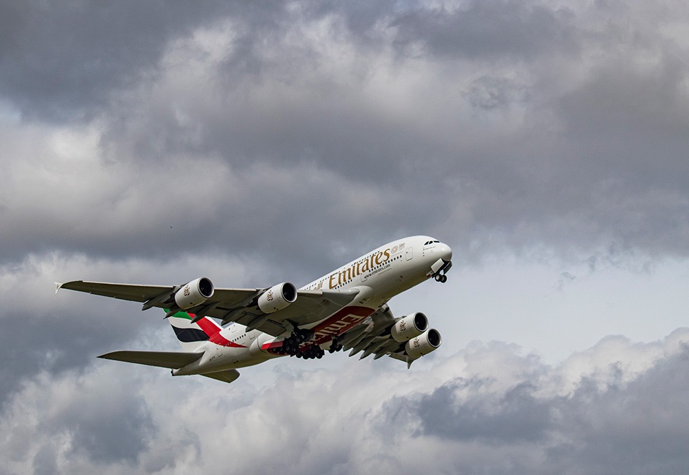 Emirates A380 Take-Off