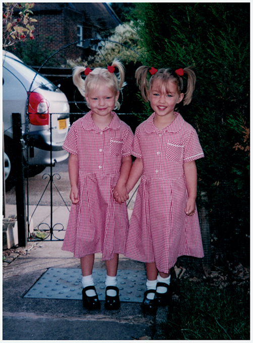 Girls First Day at School