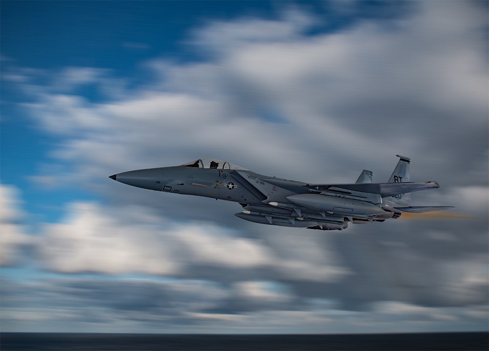 USAF F-15 at Sea